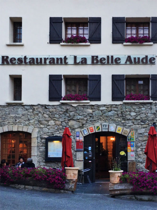 restaurante la belle aude